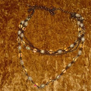 Pear design necklace